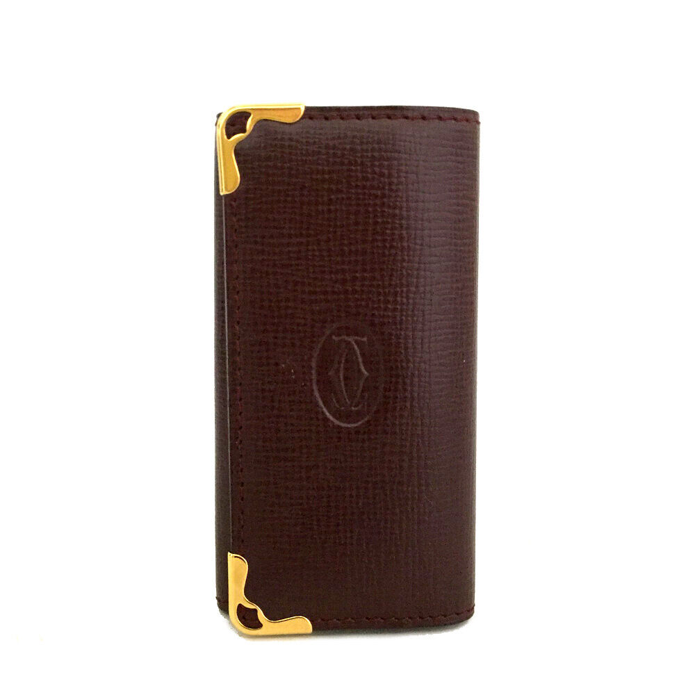 Must De Cartier Leather 4 Ring Key Case 75394c24